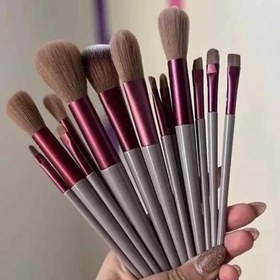 تصویر ست براش آرایشی ۱۳ تکه با کیف 