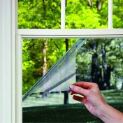 تصویر شیشه مات کن جیوه ای رفلکس نقره ای 