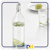 تصویر بطری شیشه ای درب کلیپسی ٠/٤ لیتر ایکیا KORKEN