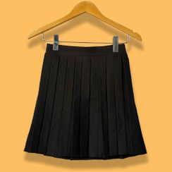 تصویر دامن پلیسه قد 45 