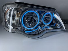 تصویر چراغ جلو اسپرت جمع ساز مدل حلقه نعون مناسب پراید ۱۱۱ و ۱۳۲ 