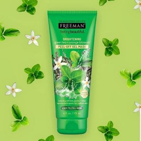 تصویر ماسک چای سبز و شکوفه پرتقال فریمن لایه بردار Freeman green tea+orange blossom 