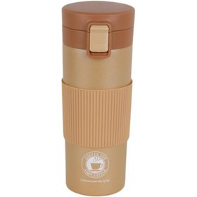 تصویر تراول ماگ دور سیلیکونی کافی Travel mug szm