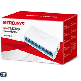 تصویر سوییچ ۸ پورت مرکوسیس مدل MS108 Mercusys MS108 8Port Switch