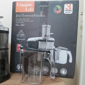 تصویر آبمیوه گیری تک کاره یونیک لایف مدل UL-191 Unique Life Single-Function Juicer Model UL-191