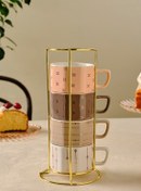 تصویر ماگ ست لیوان 4 تکه ورسای پایه دار 180 میلی لیتری Karaca 