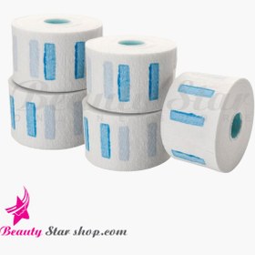 تصویر رول گردن آرایشگری سفید لوکس بسته 5 رول 500 عددی 