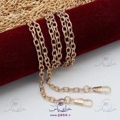 تصویر زنجیر مدبردار کیف کلاچ مستحکم اعلا طلایی (عددی) 