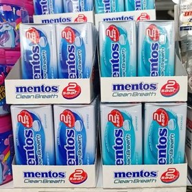 تصویر خوشبو کننده دهان نعناع تند بدون شکر 50 عدد منتوس mentos 