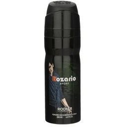 تصویر اسپری بدن مردانه رودیر مدل آزارو حجم 200 میلی لیتر Rodier Rozario Body Spray