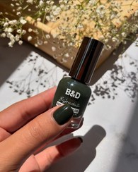 تصویر لاک ناخن بی اند دی کد N48 رنگ سبز جنگلی 