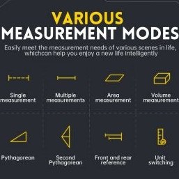 تصویر متر لیزری هوشمند FNIRSI مدل IR40 