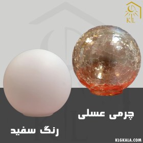 تصویر لوستر مولکولی تک طبقه طرح ستاره منظم 6 شعله - مشکی 