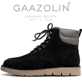 تصویر بوت هانگر گازولین مشکی جیر – GAAZOLIN Hangar Boots Black S 