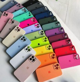 تصویر قاب سیلیکونی اورجینال آیفون 12 پرومکس - کد30 silicon case