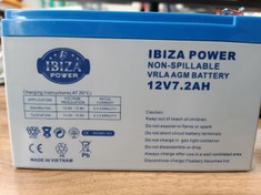 تصویر باتری خشک 12 ولت 7.2 آمپر برند IBIZA POWER ا 12V 7.2A Battery 12V 7.2A Battery