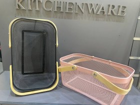 تصویر سبد فلزی طرح ایکیا مستطیلی کد7 