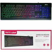 تصویر کیبورد گیمینگ تسکو مدل TK 8031، سوییچ ممبران، Full-Size، نورپردازی RGB wired keyboard rgb TK 8031 tsco