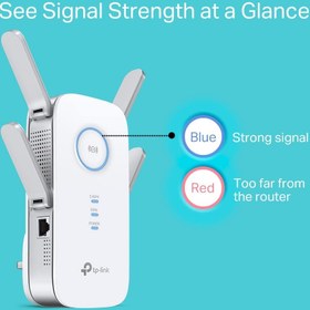 تصویر توسعه دهنده محدوده بی‌سیم تی پی-لینک مدل RE650 TP-LINK RE650 Wireless Range Extender