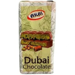 تصویر شکلات تخت پسته دبی 200 گرم Dubai Chocolate شکلات و فرآورده های کاکائویی متفرقه | Other Brand 200 گرم