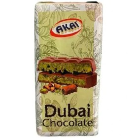 تصویر شکلات تخت پسته دبی 200 گرم Dubai Chocolate شکلات و فرآورده های کاکائویی متفرقه | Other Brand 200 گرم