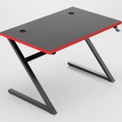 تصویر میز گیمینگ Gaming Desk ZEUS Red RGB Gaming Desk zeus RGB