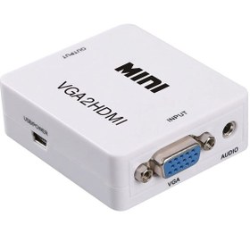 تصویر مبدل VGA به HDMI مدل Mini 