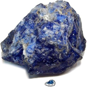 تصویر ابسیدین آبی blue obsidian استثنایی و دانه برفی S1063 