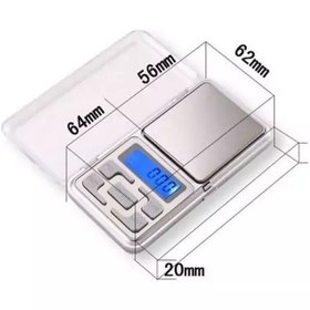 تصویر ترازو جیبی گرم کش دیجیتال 200 گرمی 