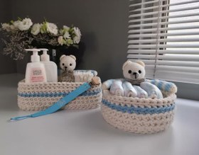 تصویر سبد قیطان مدل خرس 