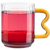 تصویر ماگ فنجان شیشه ای RONA BOROSILICATE زرد 370 میلی لیتر Madame Coco 