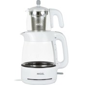 تصویر چای ساز قوری روی کتری میگل GTS 070 Migel GTS 070 - B Tea Maker with extra teapot