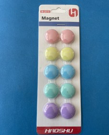 تصویر مگنت دایره ای رنگی 