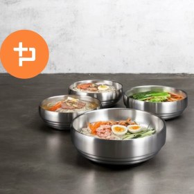 تصویر کاسه دو جداره استیل سیلور یونیک پلاس / Unique plus 