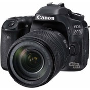 تصویر دوربین دیجیتال کانن مدل EOS 80D با لنز 135-18 میلی متر IS USM ا Canon EOS 80D 18-135mm f/3.5-5.6 EF-S IS USM Digital Camera Canon EOS 80D 18-135mm f/3.5-5.6 EF-S IS USM Digital Camera