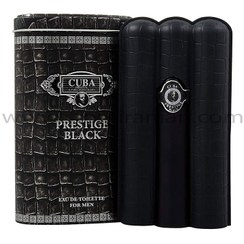 تصویر عطر مردانه کوبا مدل Prestige Black حجم 90 میلی لیتر Cuba Prestige Black Perfume for Men 90 ml