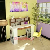 تصویر میز تحریر 01 مدل M19 طاقچه دوبله با کشو Desk 01 Model M19 Double niche with drawer