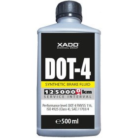 تصویر روغن ترمز زادو DOT4 حجم ۰.۵ لیتر 