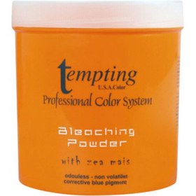 تصویر پودر دکلره آبی 1000 گرم تمپتینگ ا Tempting Bleaching Powder 1000g Tempting Bleaching Powder 1000g