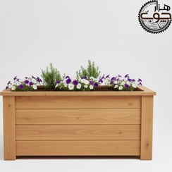 تصویر گلدان چوبی ترمووود مدل ورنو Verno 