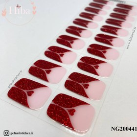 تصویر استیکر کاشت ناخن_کد NG200441 gel nail sticker_NG200441