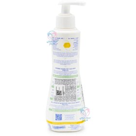 تصویر شامپو سر و بدن پمپی 300 میل کلد کرم موستلا Mustela 