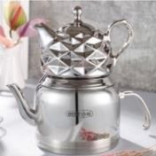 تصویر کتری قوری 3لیتر برتونی کروم 