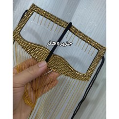 تصویر برقع بحرینی آویز دار 