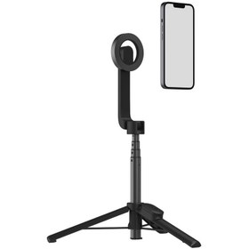 تصویر مونوپاد و پایه نگهدارنده مگنتی موبایل پرودو مدل Selfie Tripod PD-MGS150 Porodo PD-MGS150 Magnetic Magsafe Selfie Tripod