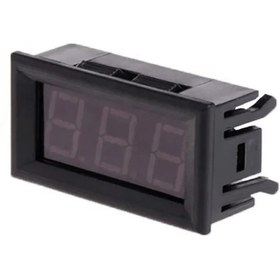 تصویر دماسنج پنلی ۱۲ ولت با سنسور NTC رنگ سبز 