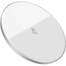 تصویر شارژر بی‌سیم بیسوس Simple WXJK-B02 Baseus Simple WXJK-B02 15W Wireless Charger