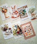 تصویر دستمال آشپزخانه مدل حوله‌ای طرحدار (بسته سه عددی) 