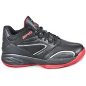 تصویر کفش بسکتبال ورزشی مشکی قرمز برند Jump - 5103 
