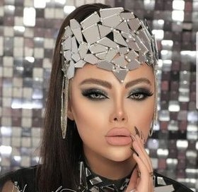 تصویر سربند آیینه ای شیک 